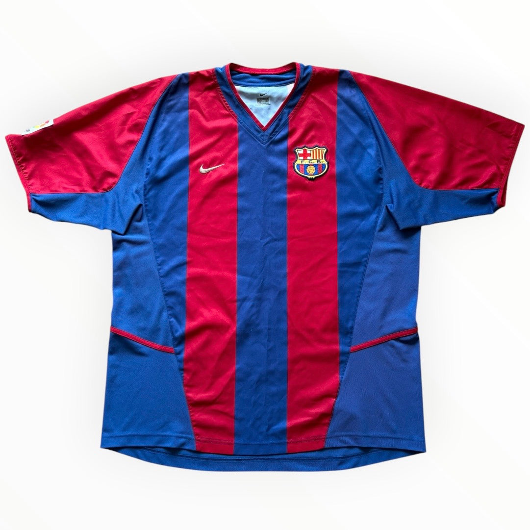 2002/03 Barcelona Home Shirt - (XL)