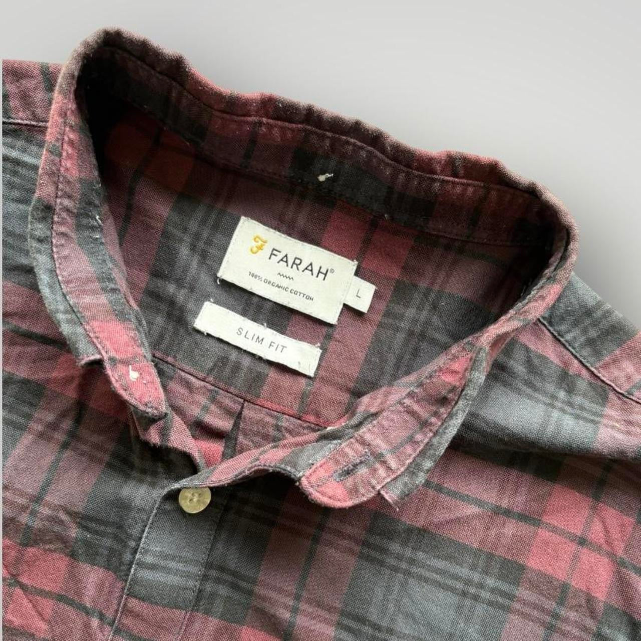 Vintage Farah Long Sleeved Checked Shirt (L)