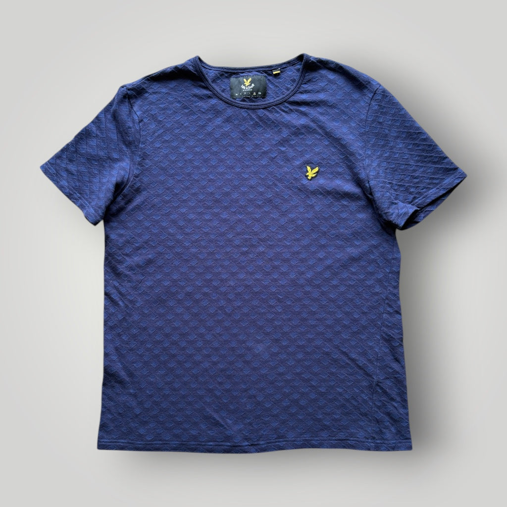 Vintage Lyle & Scott Blue T-Shirt (XL)