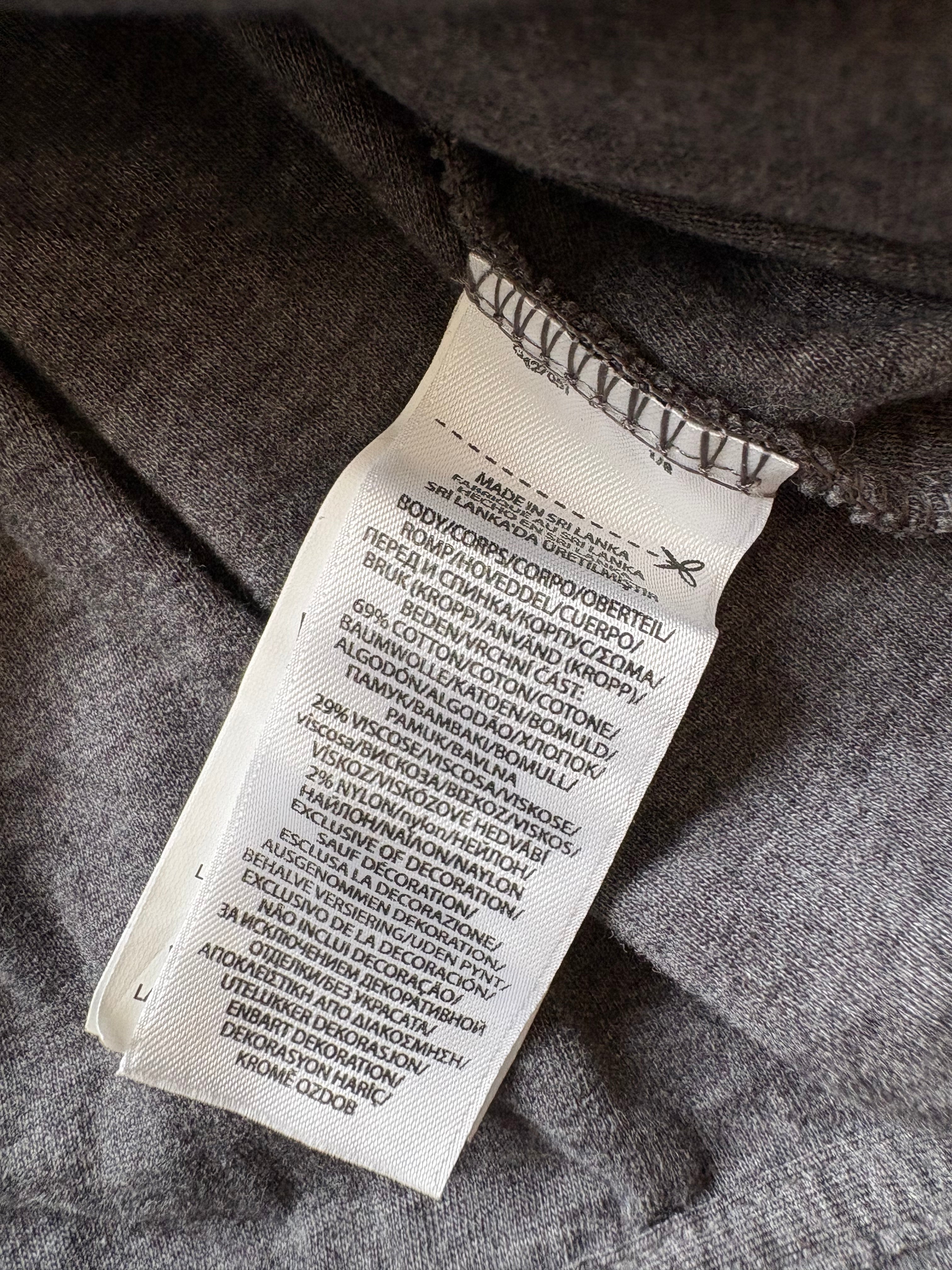 Vintage Ralph Lauren Grey Full Zip Lightweight Jumper (L)