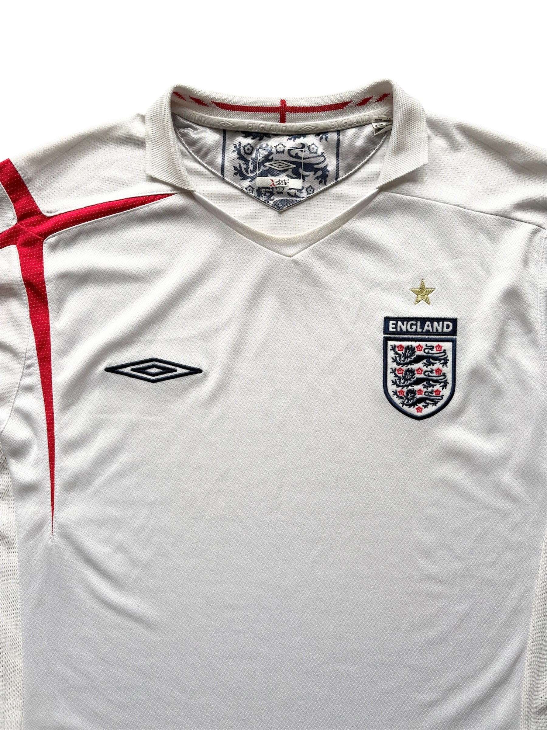 2005/07 England Home Shirt - (XL)